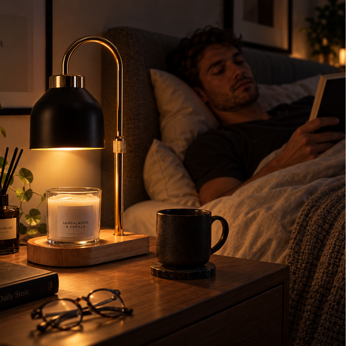 The Moonrise Candle Warmer